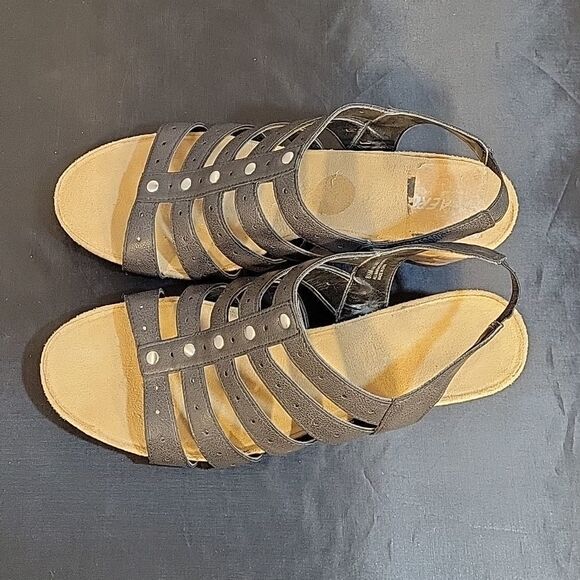 AEROSOLES CAKE SALE  ANKLE STRAP OPEN TOE 5 BAND STRAP SANDAL - Picture 7 of 14